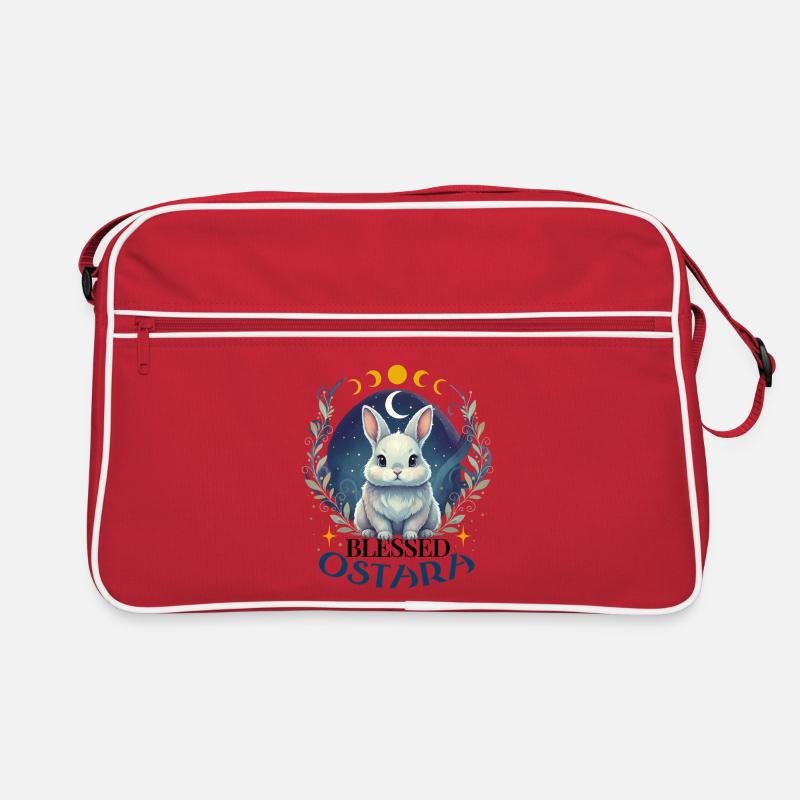 Joyeuses Pâques Ostara Lapin Païen Sac Retro