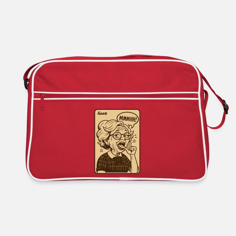Vintage Granny Mmmhh Expression Sac Retro