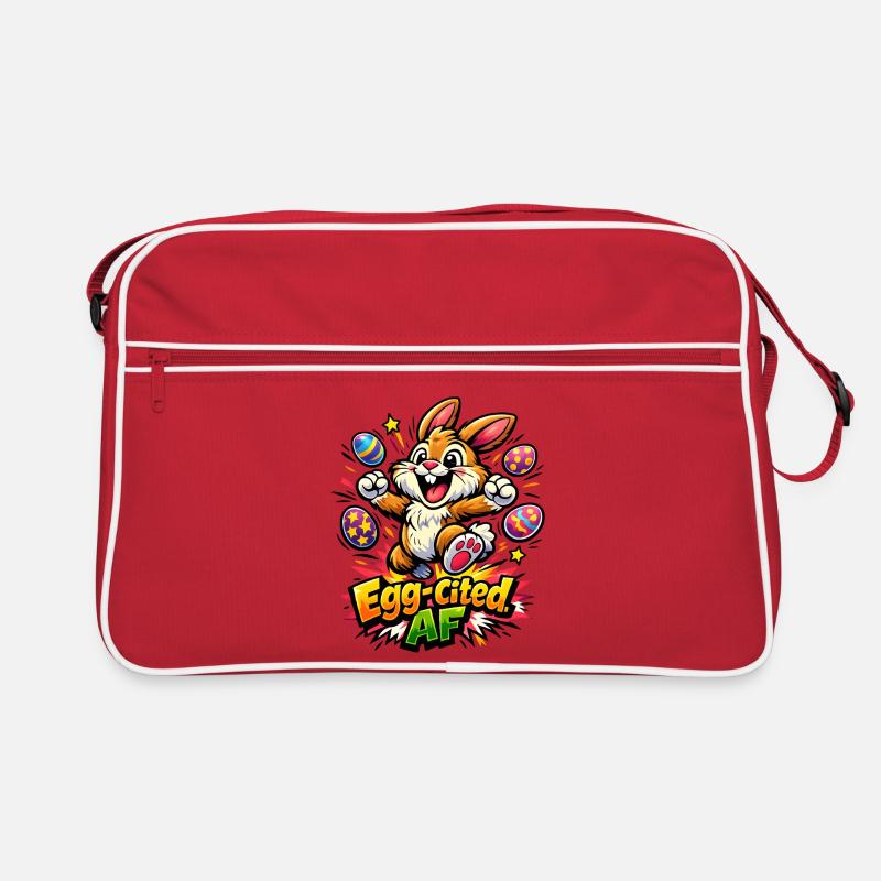Bunny Bunny Spring Summer Easter Garden Retro Bag