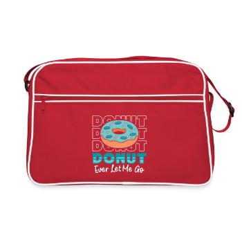Restauration rapide en donuts - Sac Retro - rouge/blanc - Devant