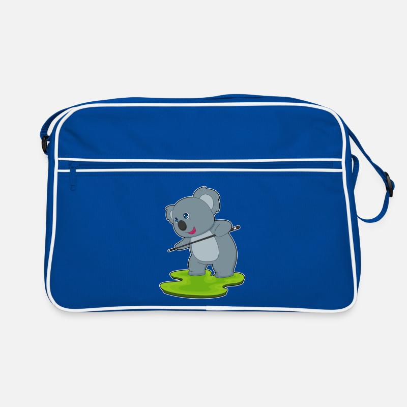 Koala Billiard Queue Sport Retro Tasche
