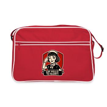Say Hello to Glory Retro Girl - Retro Bag - red/white - Front