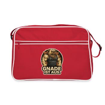 Gnade Ist Aus Bulldog Urban Fitness Tee - Retro Bag - red/white - Front