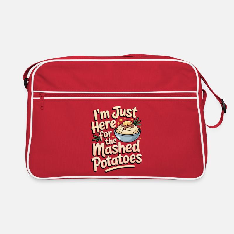 I'm only here for the mashed potatoes Retro Bag
