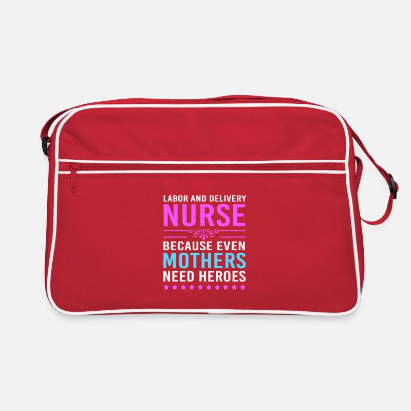 Entbindung Hebamme Retro Tasche