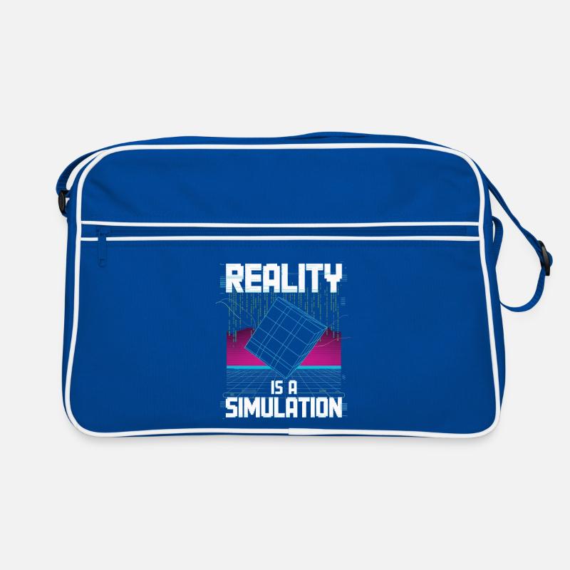 Reality is a simulation Retro Bag