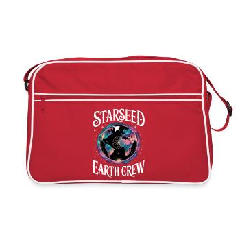 Starseed Earth Crew - Retro Bag - red/white - Front