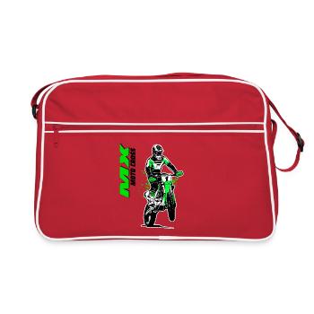 Moto Cross - Supercross - Motocross - Retro Bag - red/white - Front