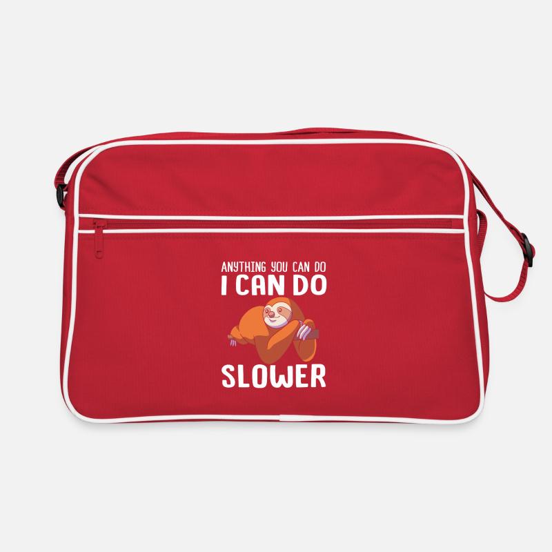 lazy procrastination lazy laziness Retro Bag