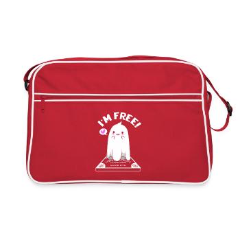 Paranormal Ghost Ghost Hour Ghost Ghost - Retro Bag - red/white - Front