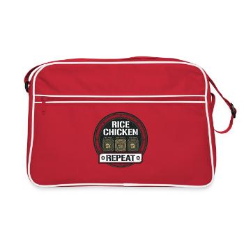 Saison de taille avec déficit calorique réduit - Sac Retro - rouge/blanc - Devant