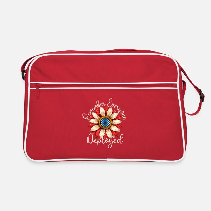 Denken Sie daran, dass alle RED Friday Troops eingesetzt haben Retro Tasche