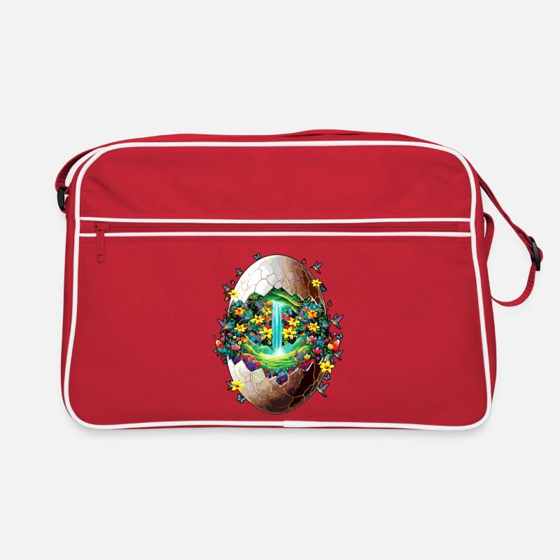 Eostre Spring Moon Happy Easter Ostara Blessings Retro Bag