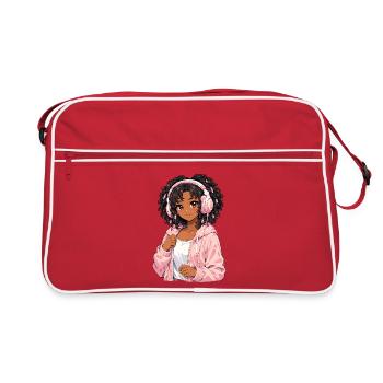 Jeux d’anime vintage japonais Bigfoot Gamer - Sac Retro - rouge/blanc - Devant