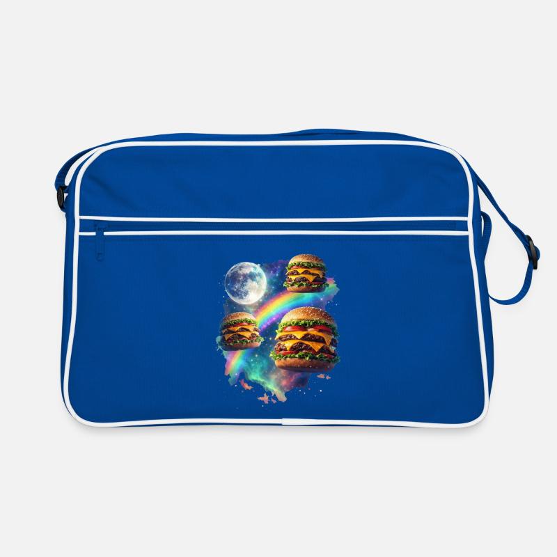 Galactic Burger Explosion Retro Bag