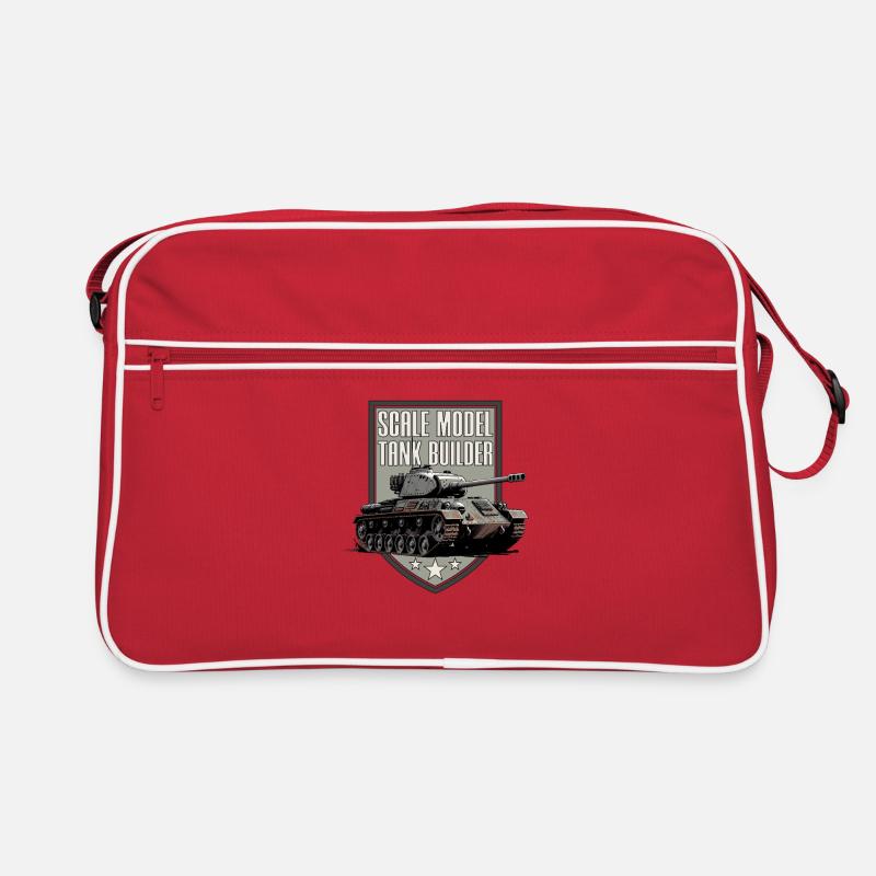 Scale Model Tank Builder Retro Bag