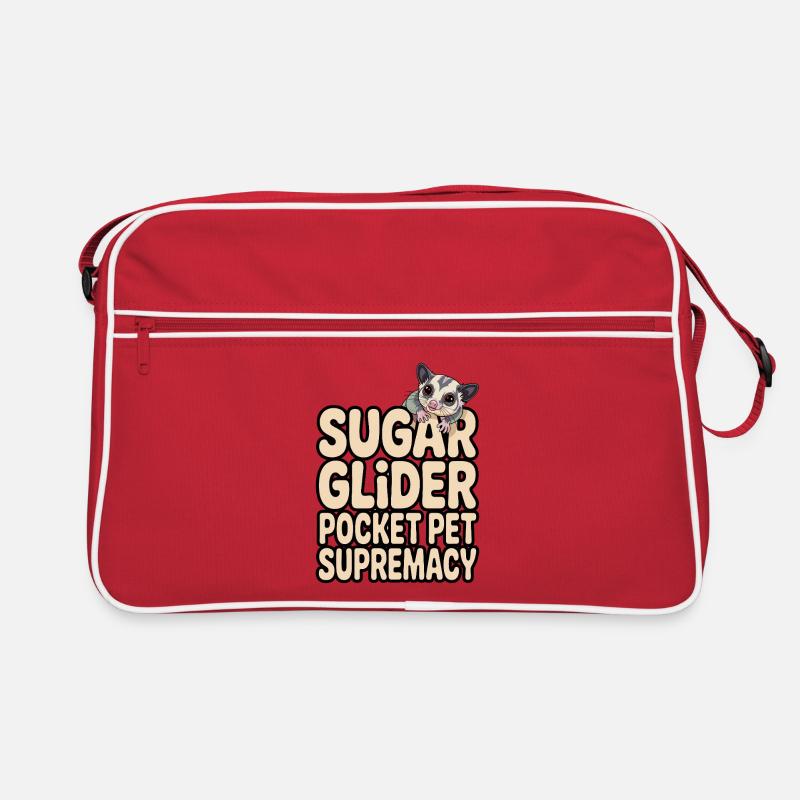 Sugar Glider Mom Exotic Pet Lover Retro Bag