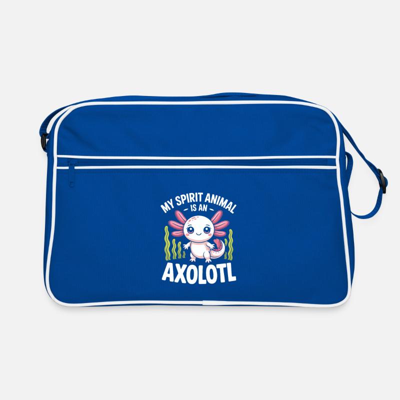 Axolotl Geisttier-Tee Retro Tasche