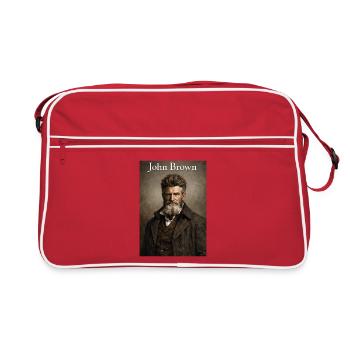 Portrait de John Brown. - Sac Retro - rouge/blanc - Devant