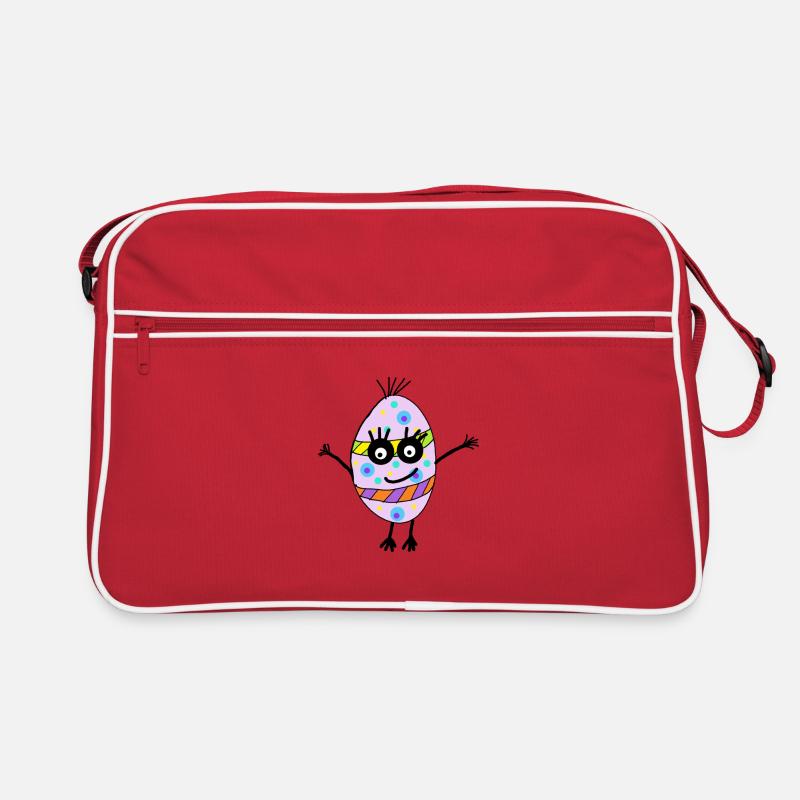 Egg Emotions Happy Easter Kids Retro Bag