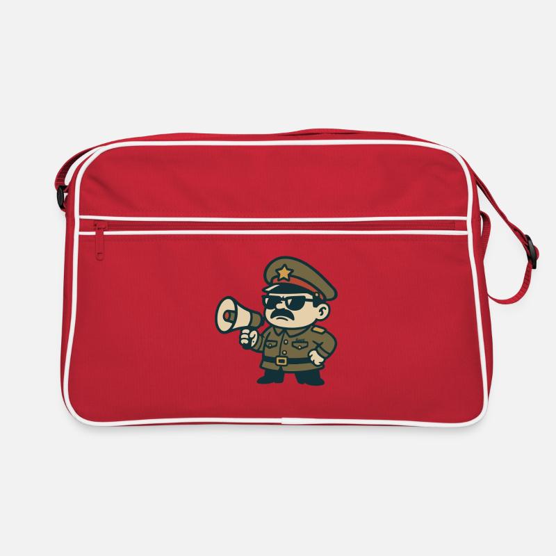 Retro-Sergeant-Megafon Retro Tasche