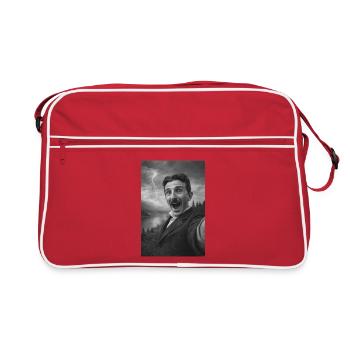 Autoportrait de Nikola - Sac Retro - rouge/blanc - Devant