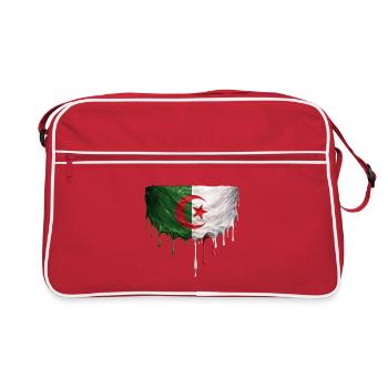 Art de la chute du drapeau algérien - Sac Retro - rouge/blanc - Devant