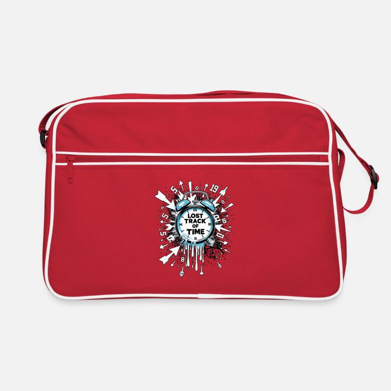 Perdu de notion du temps Cécité temporelle Sac Retro