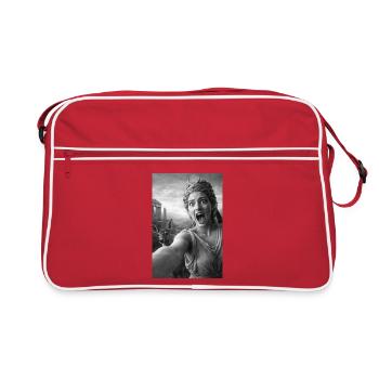 Artemis Selfie with a Deer - Retro Bag - red/white - Front
