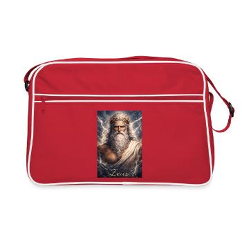 Zeus Portrait - Sac Retro - rouge/blanc - Devant