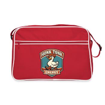 Honk Tonk Energy - Retro Bag - red/white - Front