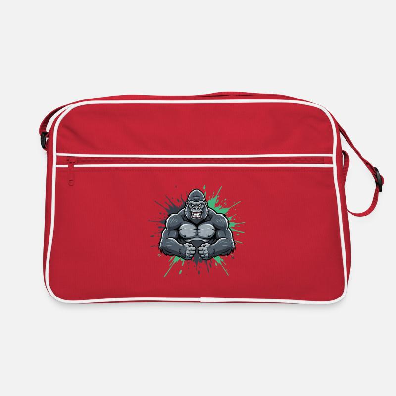 Gorilla Kraft Comic Smash Retro Tasche