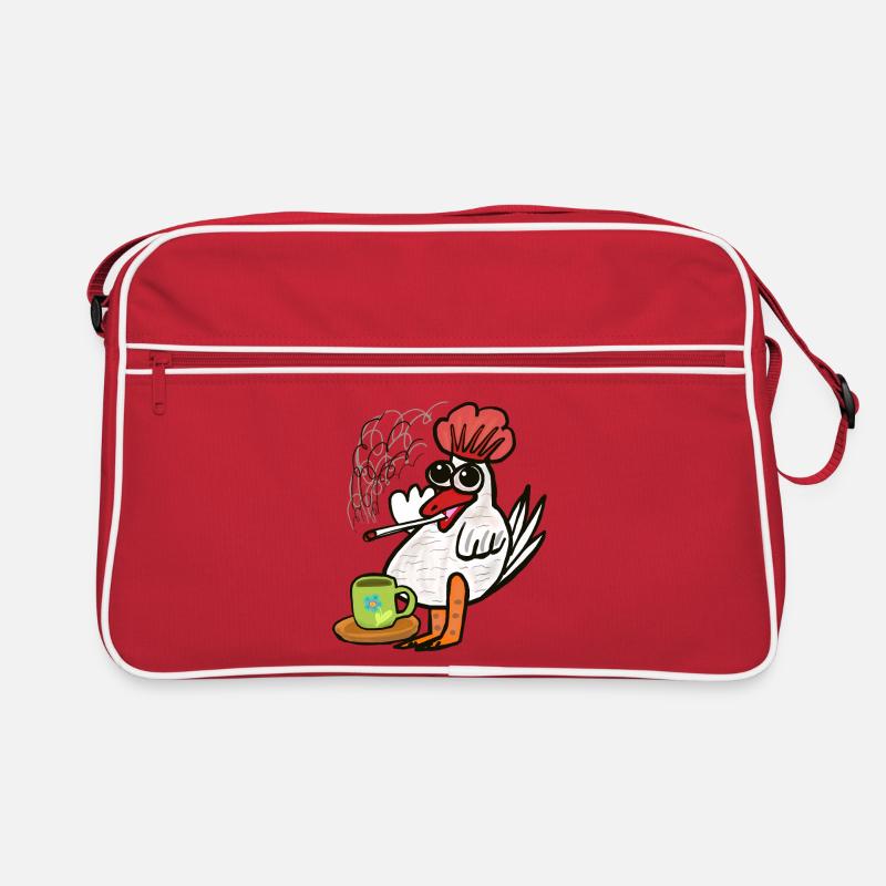 Coffee Butt Cigarettes Chicken Break Retro Bag