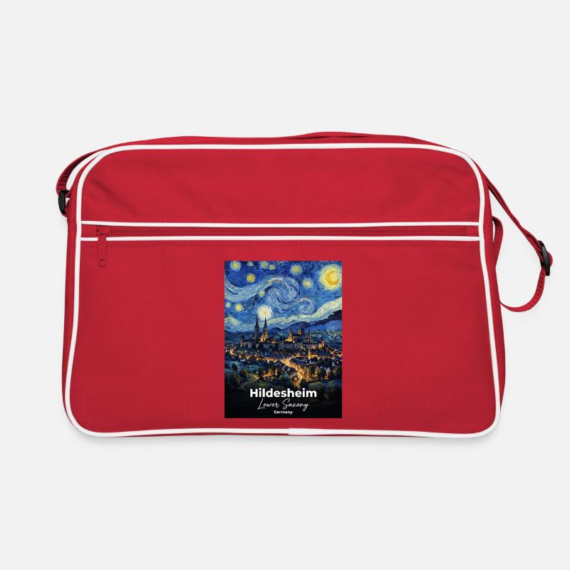 Hildesheim Germany Starry Night Retro Bag