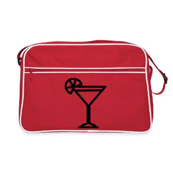 cocktail - Retro Bag - red/white - Front