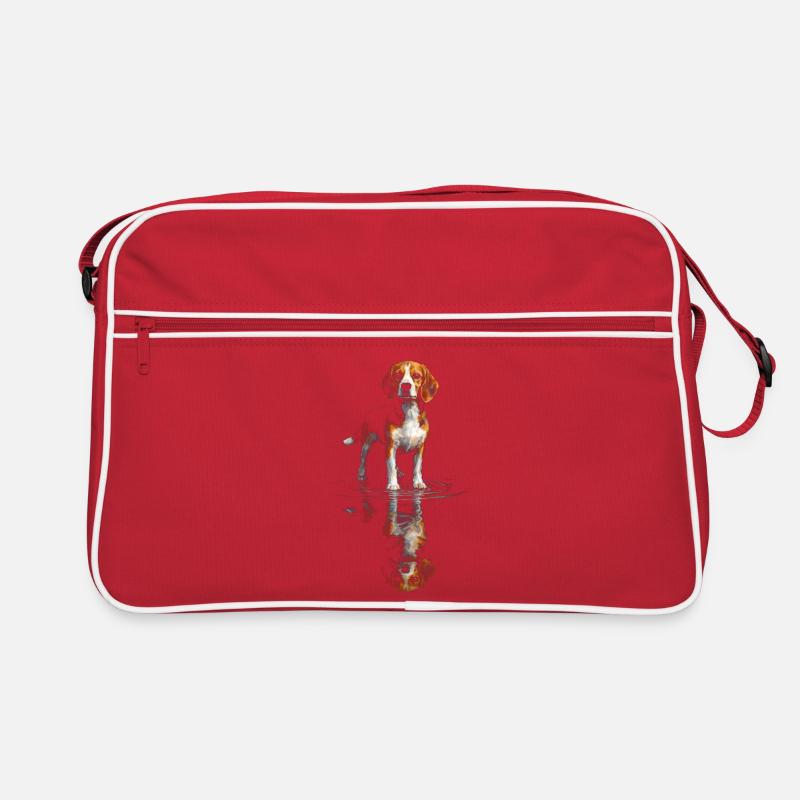 Un beagle au niveau de l’eau Sac Retro