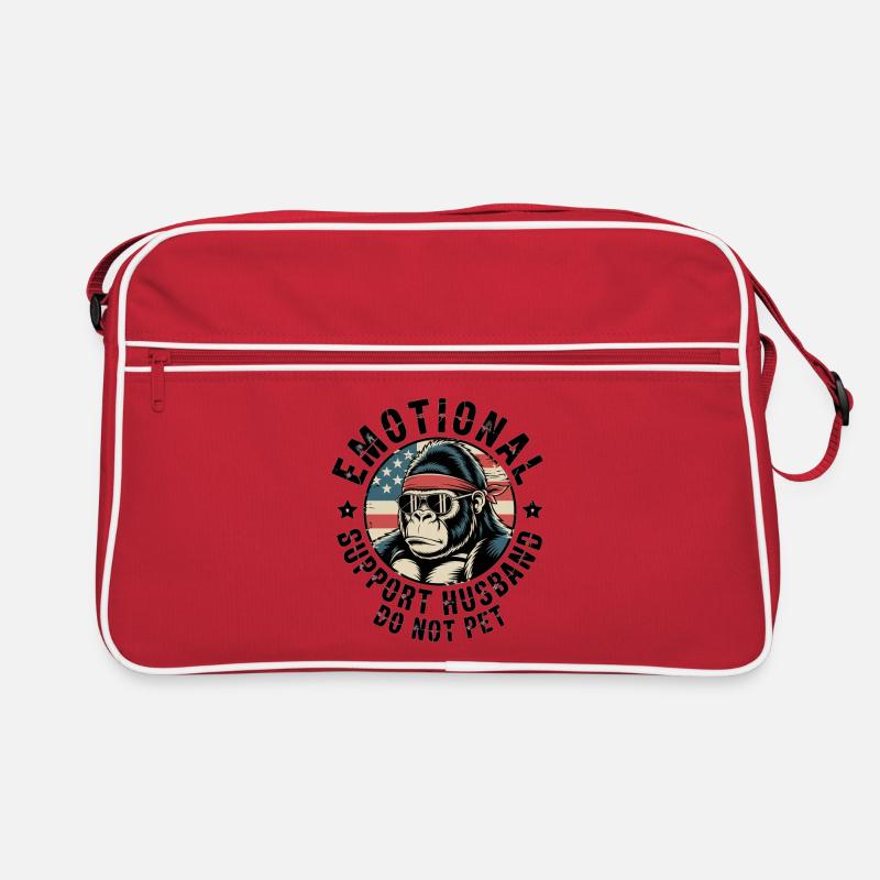 Mari de soutien émotionnel ne caressent pas Sac Retro