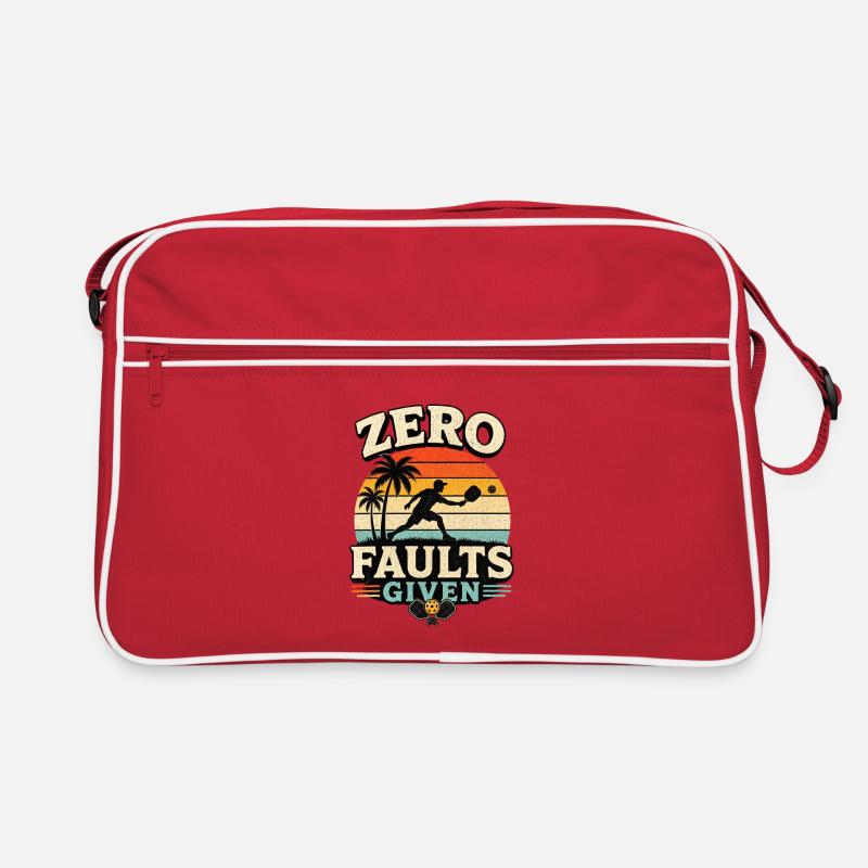 Zero Faults Given Retro Pickleball Design  Retro Tasche