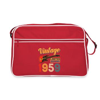 Art vintage 1959 Guitare électrique édition limitée - Sac Retro - rouge/blanc - Devant