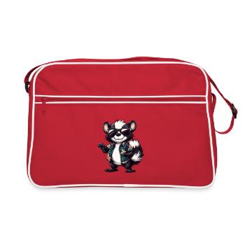 Skunk Comic Holiday - Sac Retro - rouge/blanc - Devant