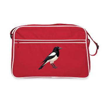 Magpies Magpie - Retro Bag - red/white - Front