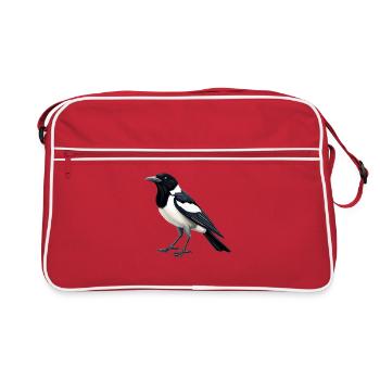 Pies Magpie - Sac Retro - rouge/blanc - Devant