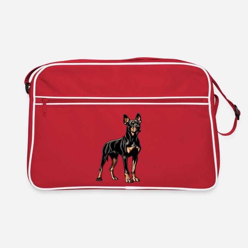 Dobermann Retro Tasche