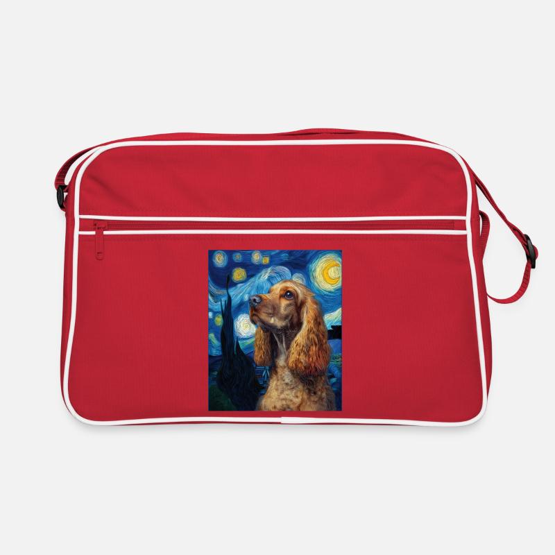 Chien Cocker Spaniel Sac Retro
