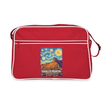 Guadalupe Mountains National Park, Texas - Retro Bag - red/white - Front