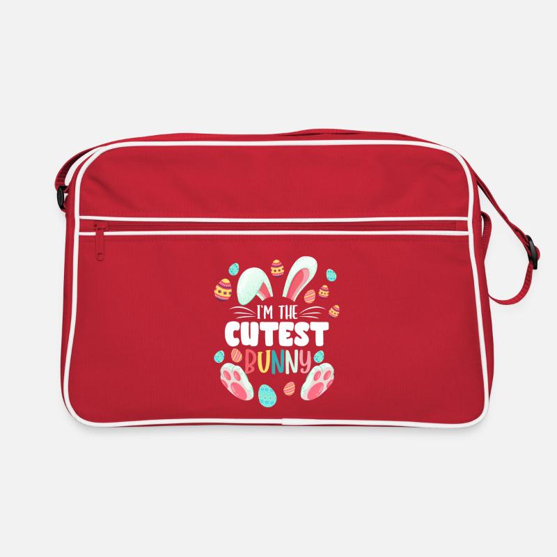 Süßes Osterhasen-Tee Retro Tasche