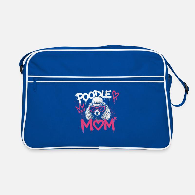Maman Caniche Graffiti Rose Sac Retro