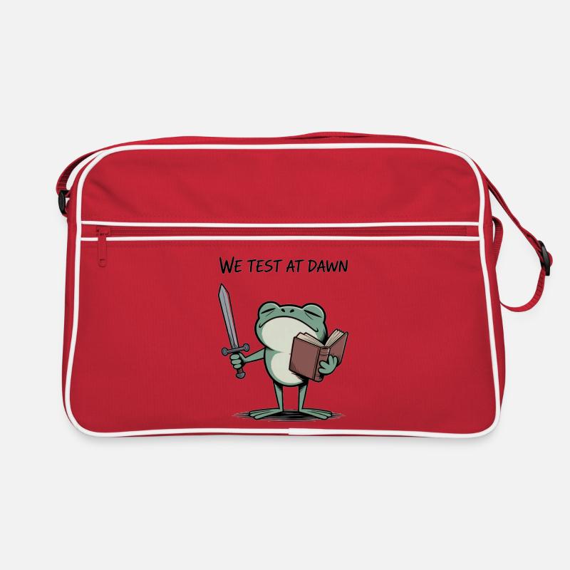 Wir testen beim Dawn Frog Knight Reading Retro Tasche