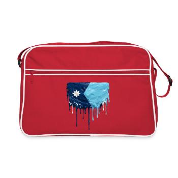Leaking Flag of Minnesota - Retro Bag - red/white - Front