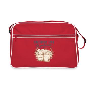 Cuisson au pain au levain alimenté par la farine - Sac Retro - rouge/blanc - Devant
